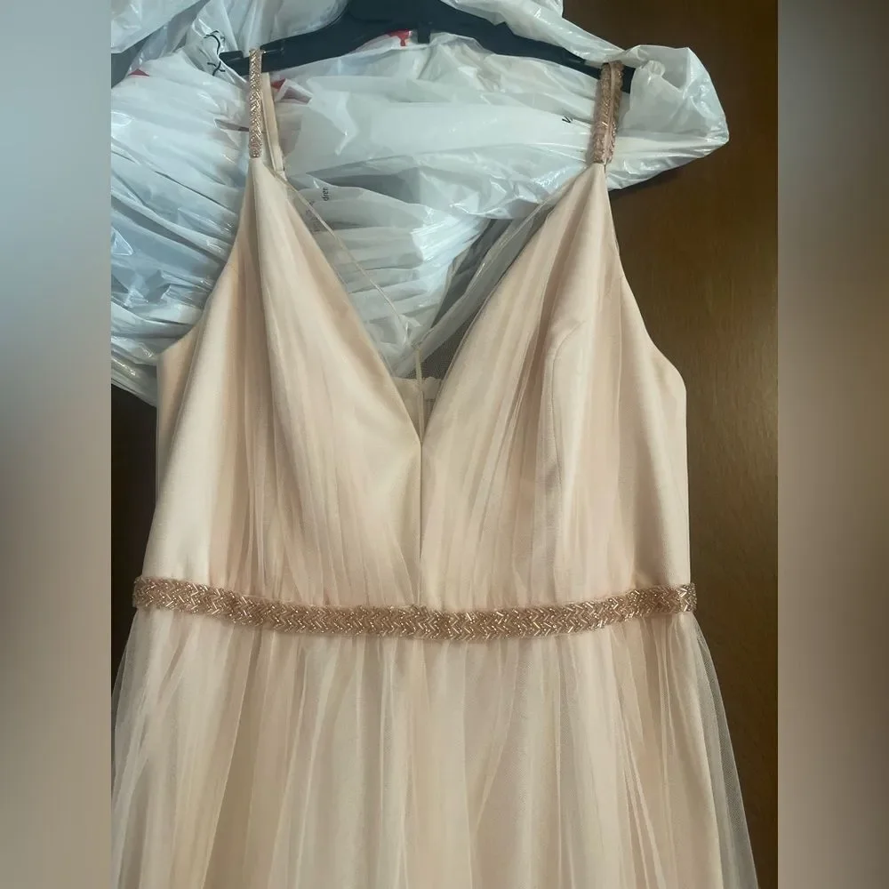 BCBG Peach Maxi Dress - Picture 2 of 3